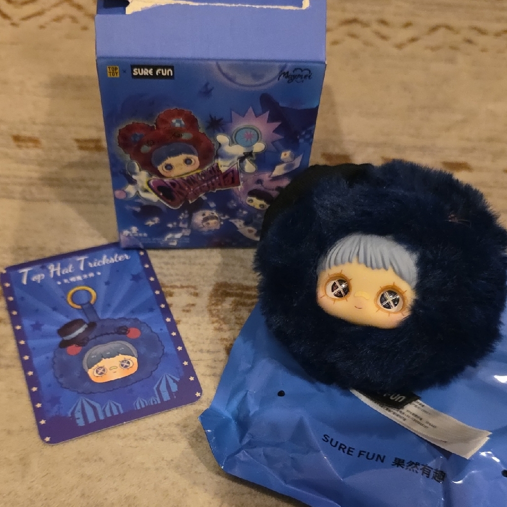 Maymei Crazy Circus- Top Hat Trickster Plush Toy - Blue